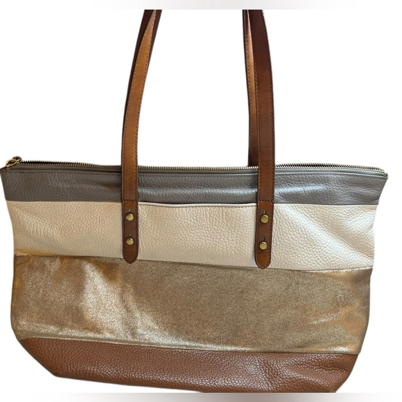 FOSSIL Jenna Tote Leather Bag - Picture 1 of 7